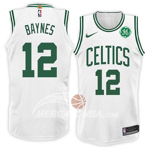 Maglia NBA Boston Celtics Aron Baynes Association 2018 Bianco